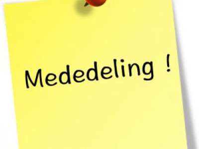 Mededeling per 1 oktober 2024